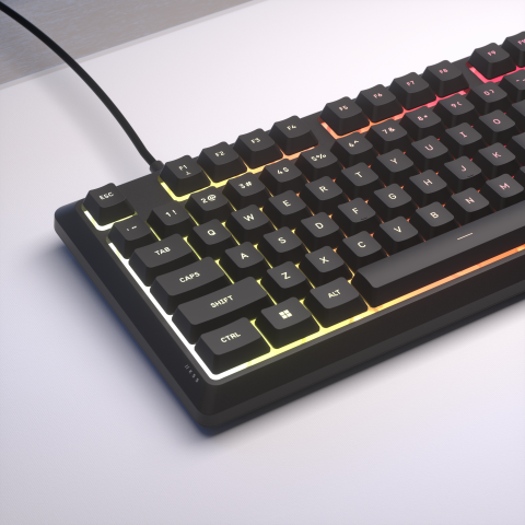 Corsair K55 Core TKL RGB - Clavier PC Corsair - grosbill.com - 2