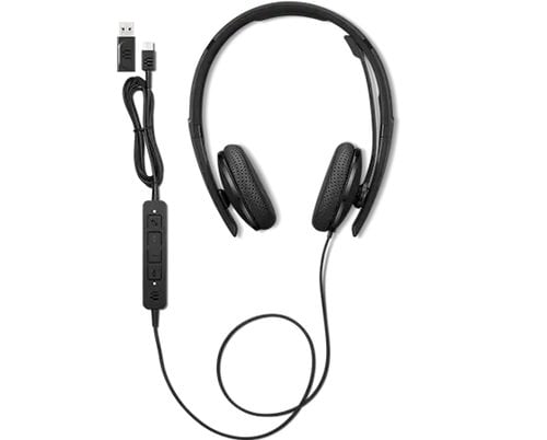 Lenovo Wired VoIP Headset Zoom - Achat / Vente sur grosbill.com - 6