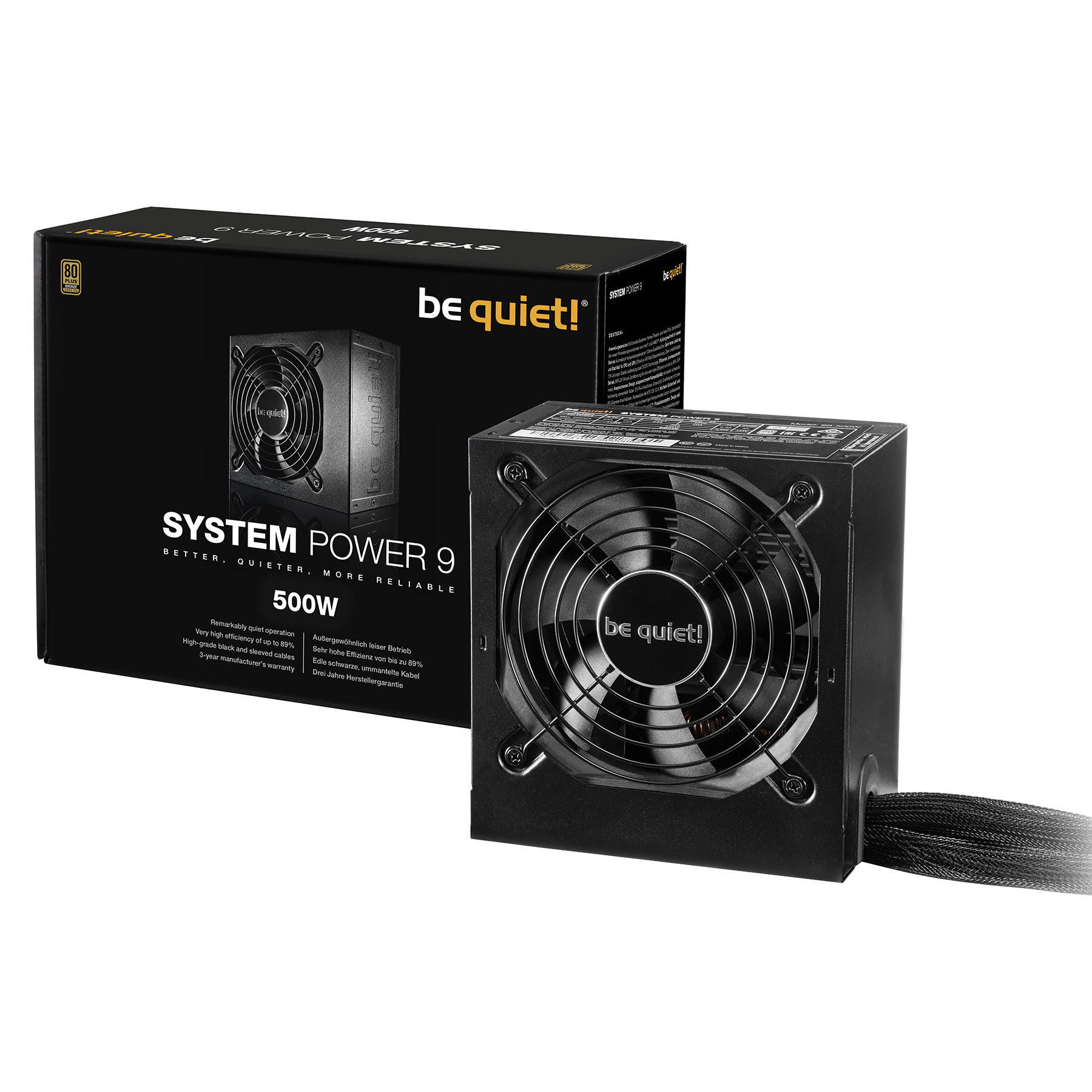 Be Quiet! System Power 9 (500W) - Alimentation Be Quiet! - 0