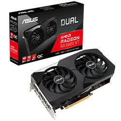 image produit Asus Radeon Dual RX 6600 XT OC Edition Grosbill