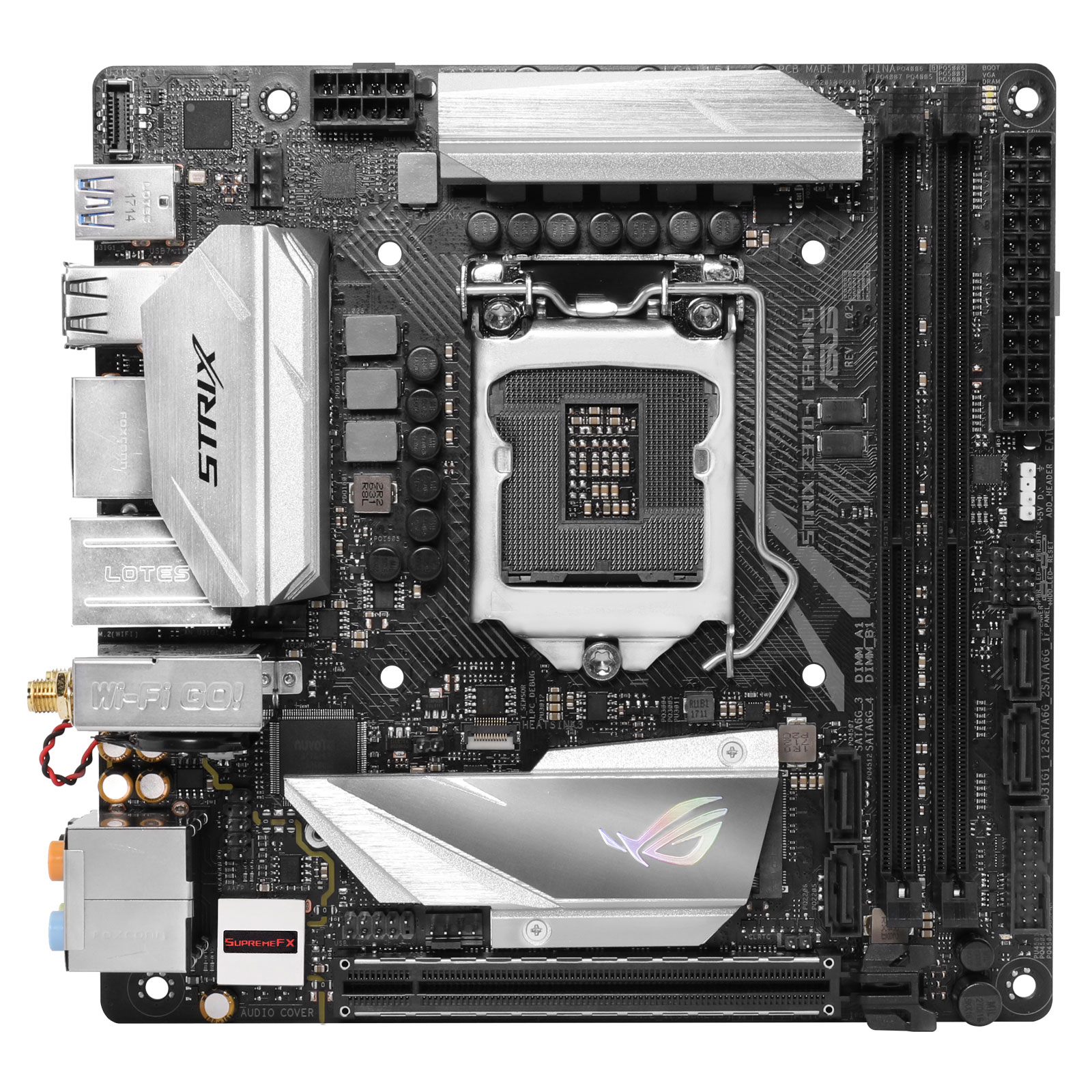 Asus STRIX Z370-I GAMING Mini-ITX  - Carte mère Asus - grosbill.com - 4