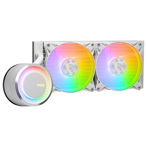 MSI MAG CORELIQUID E240 WHITE# - Watercooling MSI - grosbill.com - 4