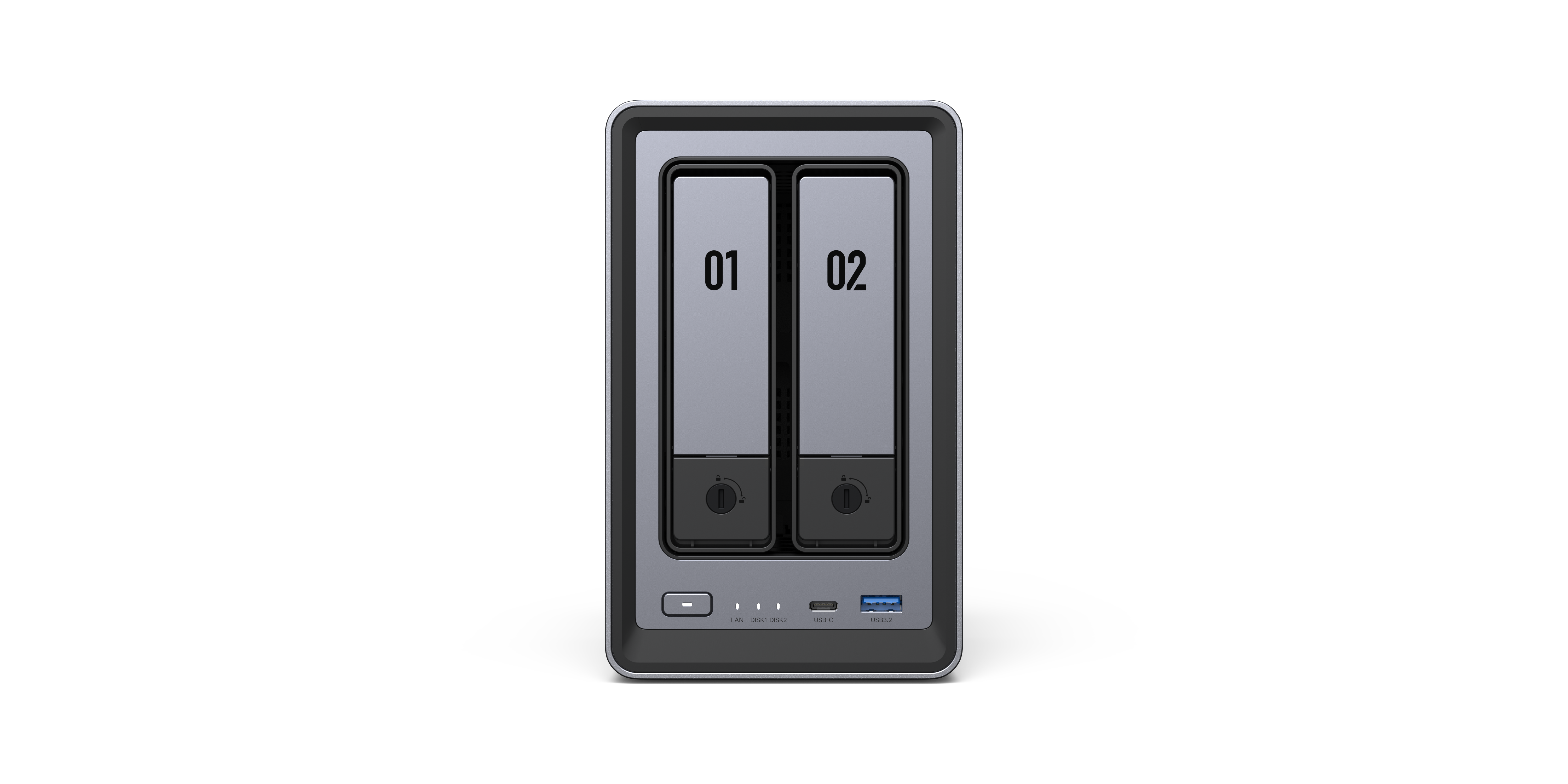 UGREEN DXP2800 - 2 Baies - Serveur NAS UGREEN - grosbill.com - 2
