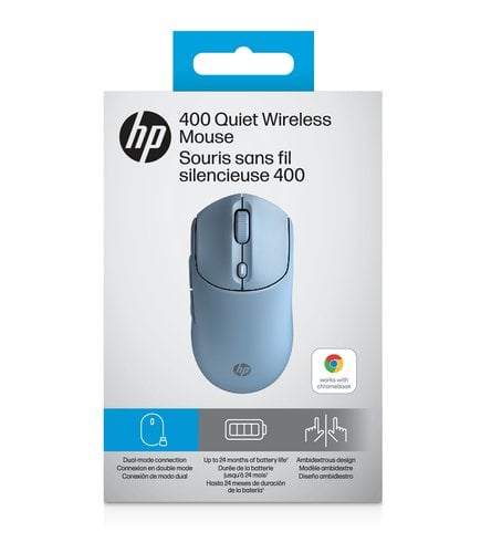 HP 400 Quiet Blue Wireless Mouse EURO - Achat / Vente sur grosbill.com - 11