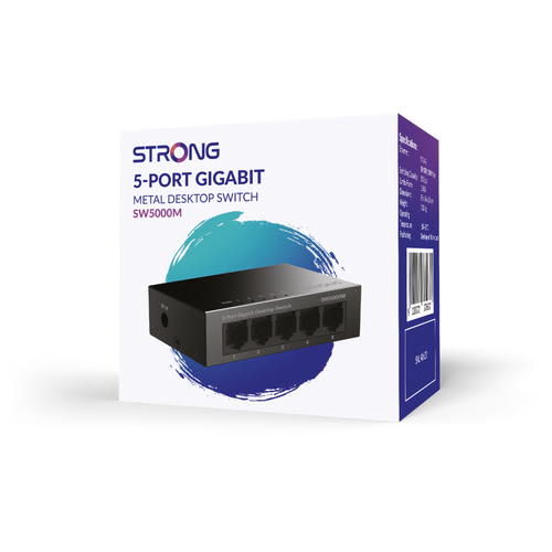 Switch Strong 5 ports 10/100/1000 Metal - SW5000M - grosbill.com - 6