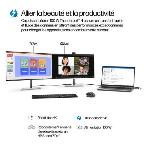 HP S7 PRO 727PM 4K CONF MNTR - Achat / Vente sur grosbill.com - 10