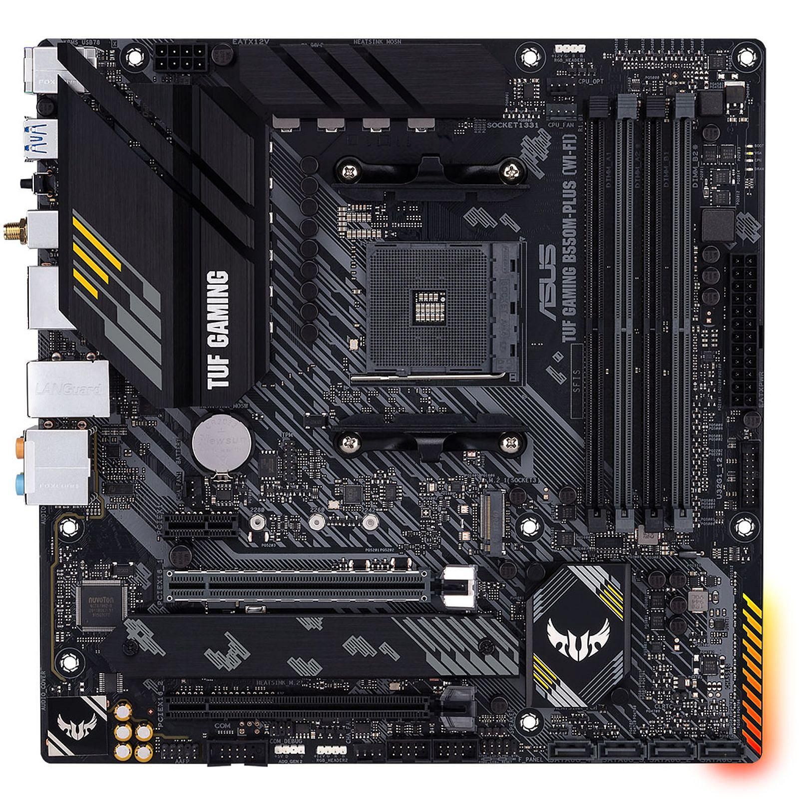 Asus TUF GAMING B550M-PLUS (WI-FI) Micro-ATX  - Carte mère Asus - 4