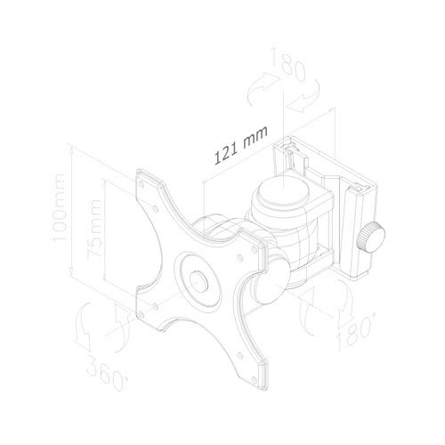 Wall Mount 10-30" Full Motion BLACK - Achat / Vente sur grosbill.com - 2
