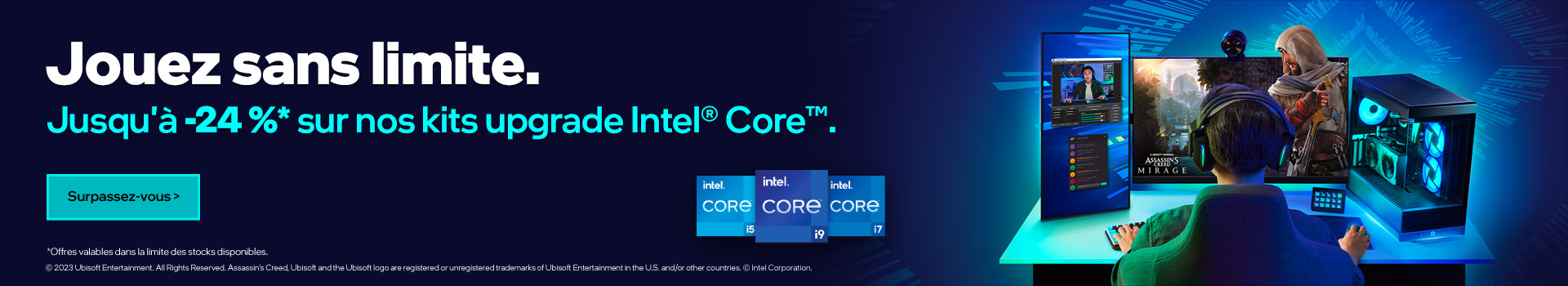 MEA Kit Updgrade Intel jusqu'au 30 mars