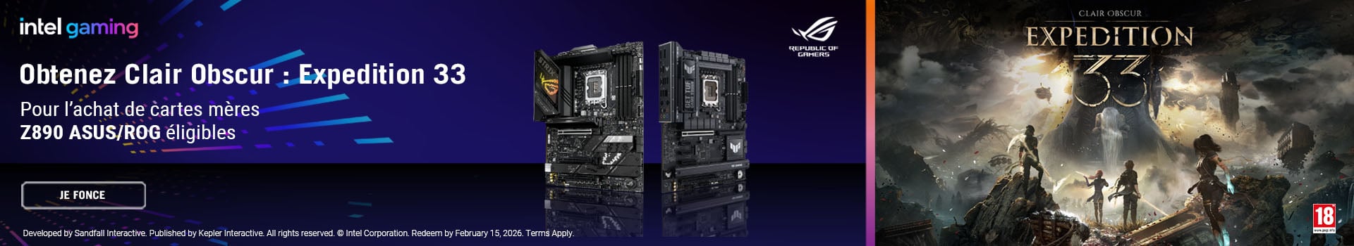 Asus Expedition jusqu'au 31/12