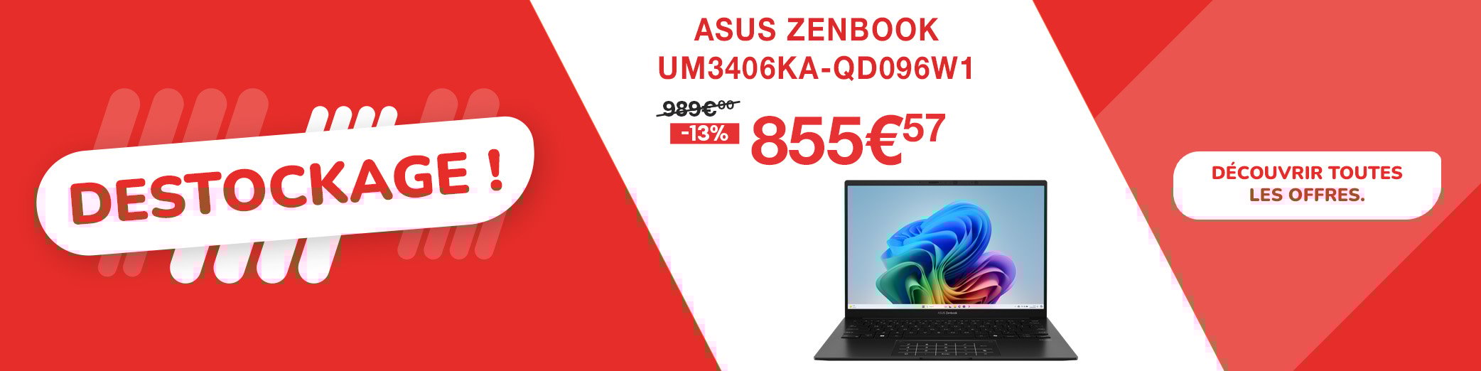 Opération destockage jusqu'a X 