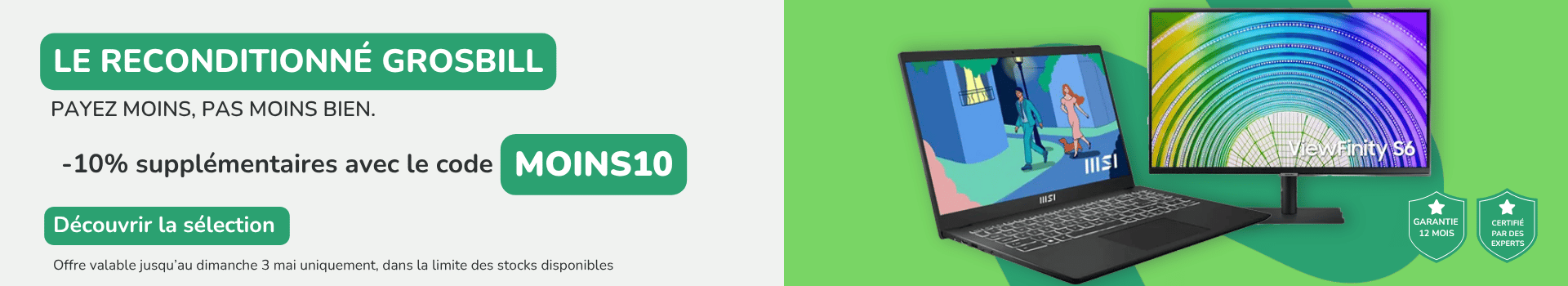 weekend reconditionné