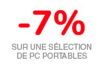 Code promo PC Portables -7%