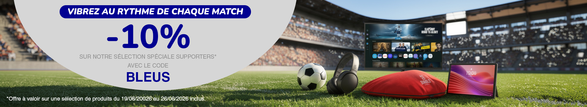 Coupe du monde - code promo -10%