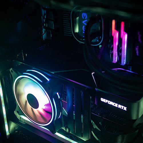 composant PC avec setup RGB