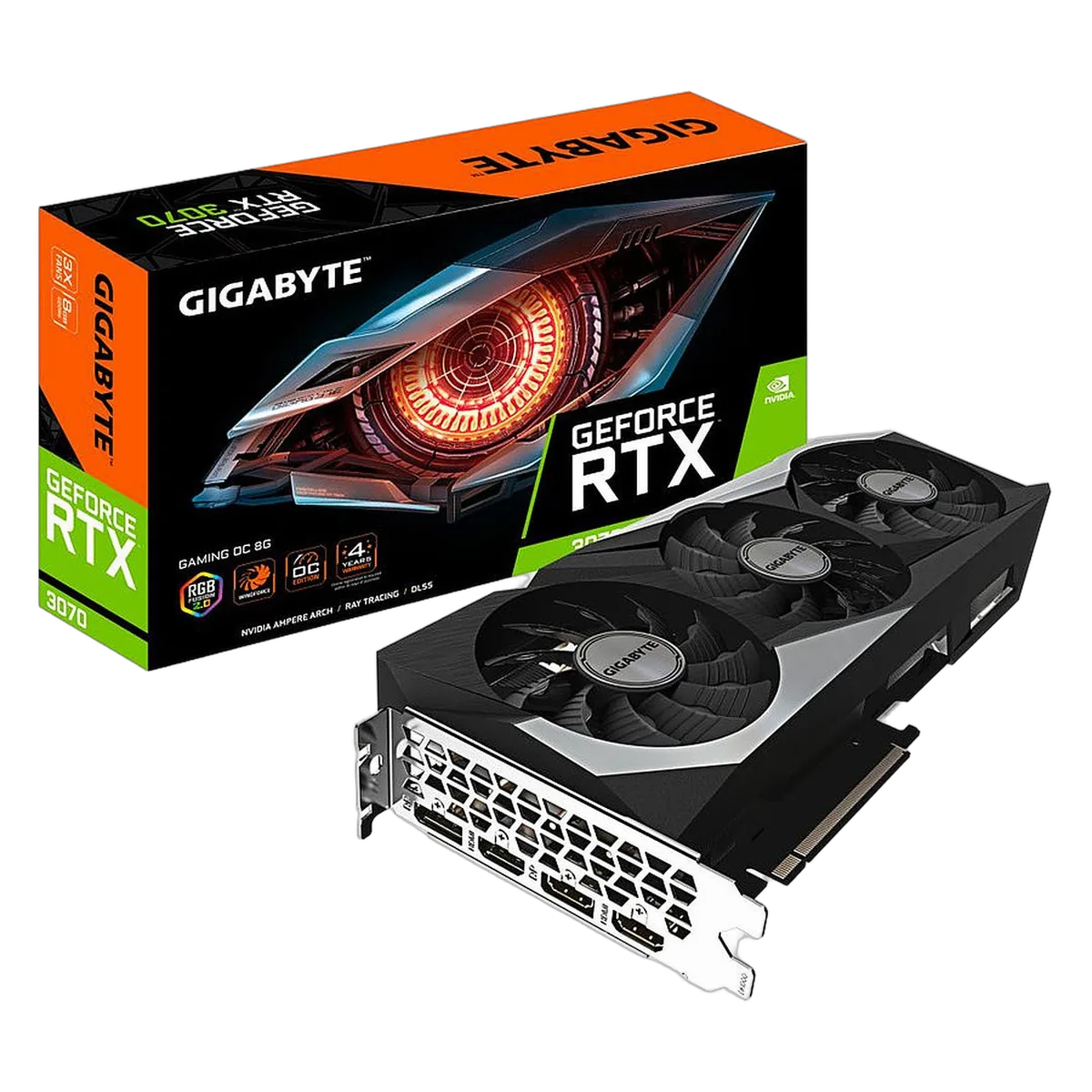 Gigabyte GeForce RTX 3070 GAMING OC 8G LHR-Seconde Vie — vue 1