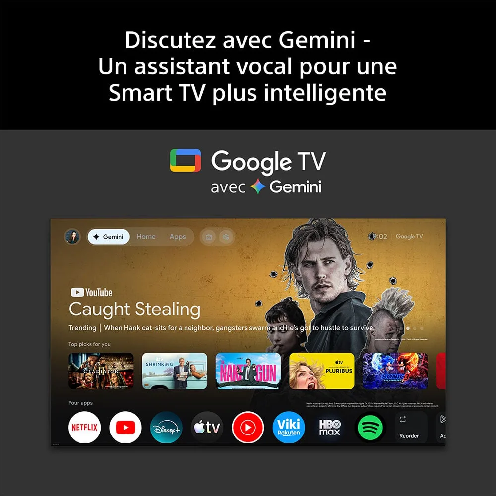 Sony Bravia 6 K48A65PB - 48" OLED 4K 120Hz Google TV Wifi Bluetooth HDR10 — vue 4