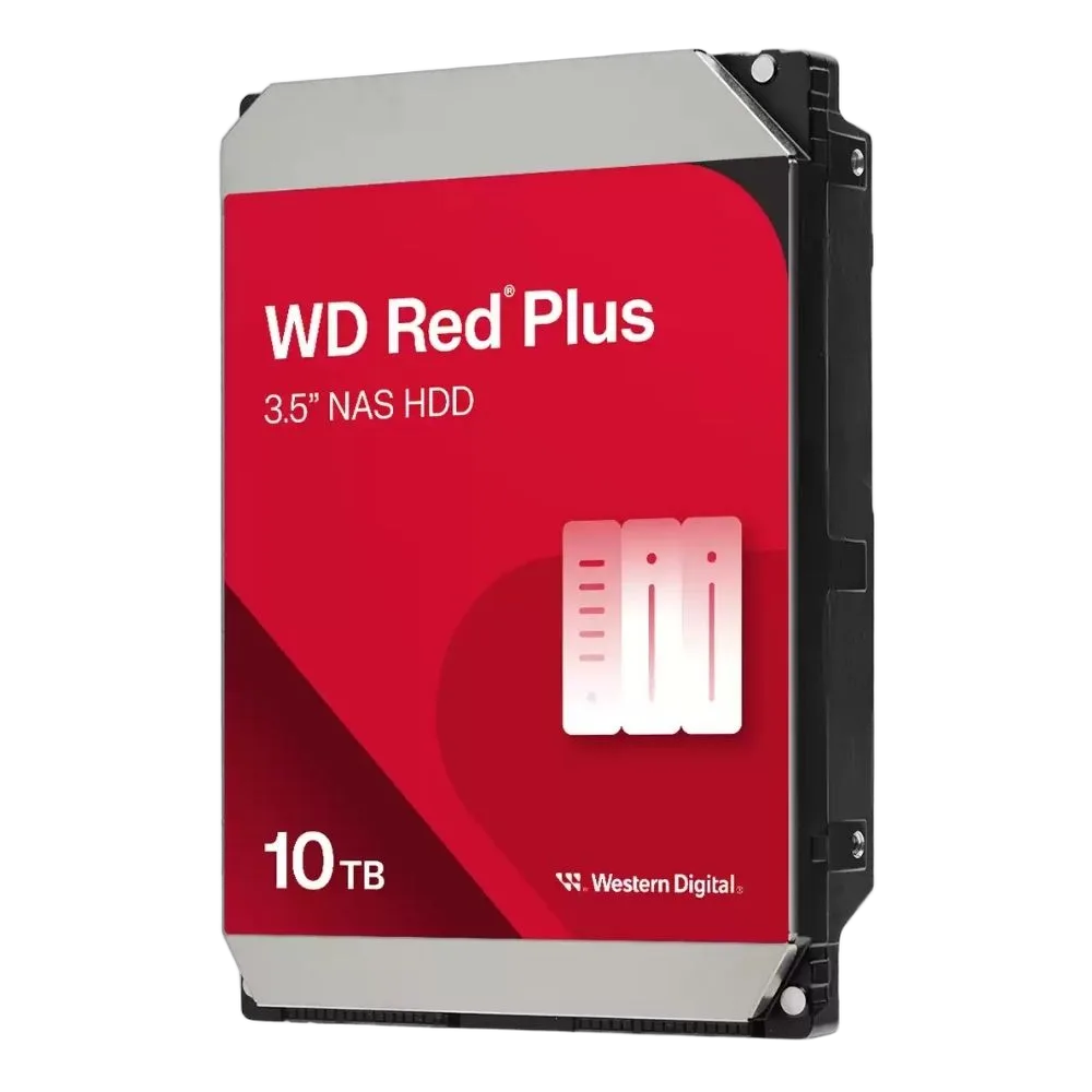 WD 10To RED PLUS SATA III 512Mo - WD100EFGX — vue 3