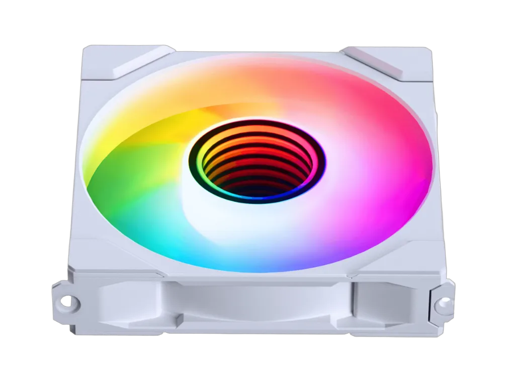 Phanteks M25 Gen2 PWM Blanc Reverse Blade (3x120mm) D-RGB — vue 4