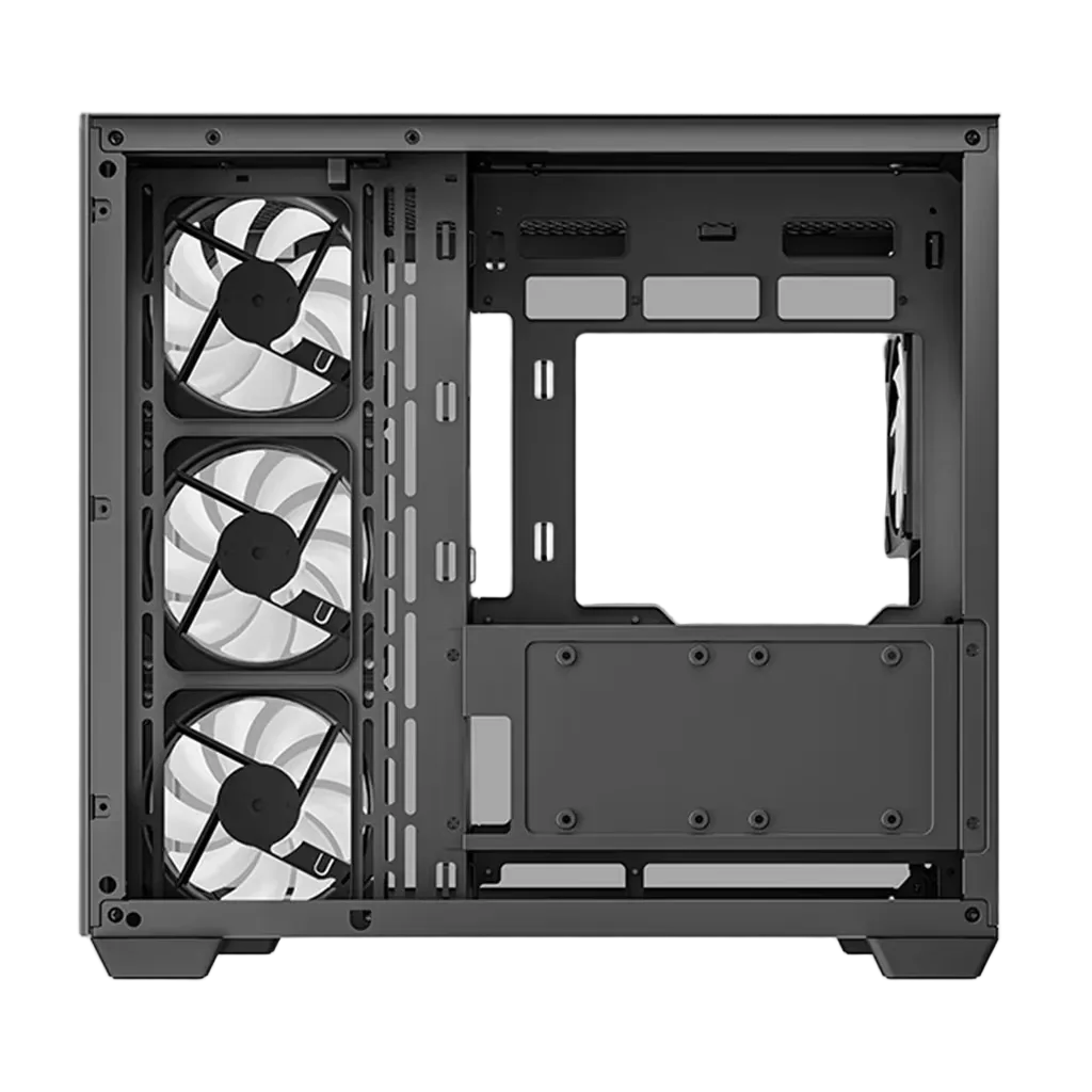Deepcool CG530 4F + Watercooling LCD Mystique 360 Noir — vue 3