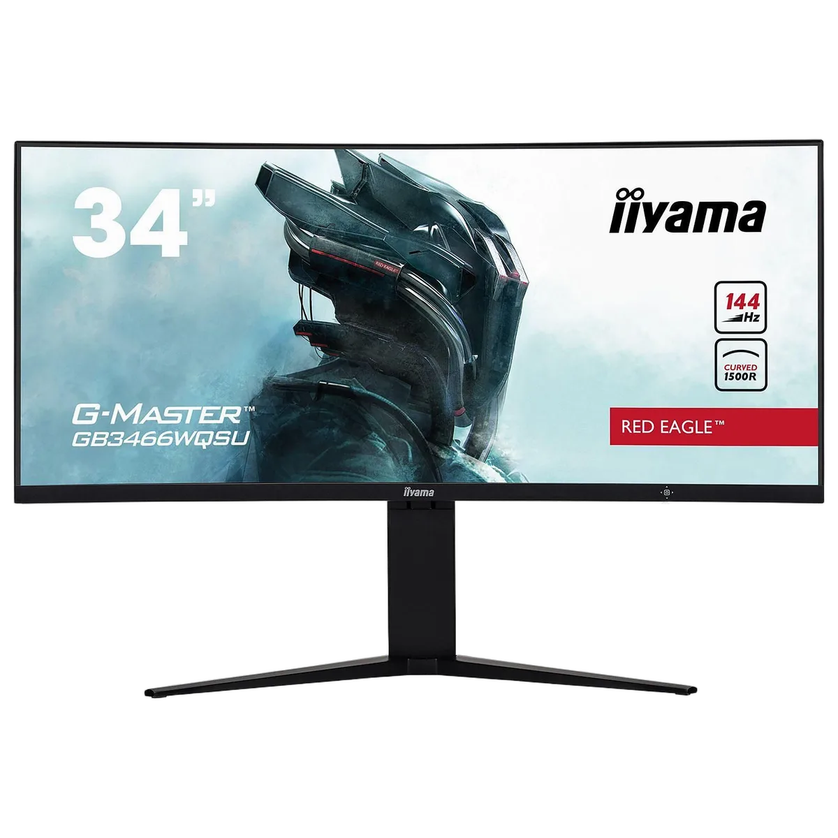 Iiyama G-Master Red Eagle Curved GB3466WQSU-B1-Seconde Vie — vue 1