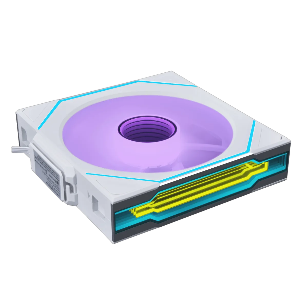 Lian-Li UNI FAN SL-INF Sans fil ARGB PWM Reverse Blade 120mm- Blanc — vue 6