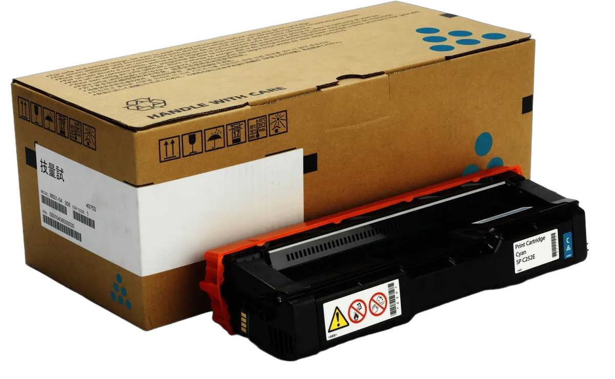 Ricoh Toner Cyan 1600p SPC250 — vue 1