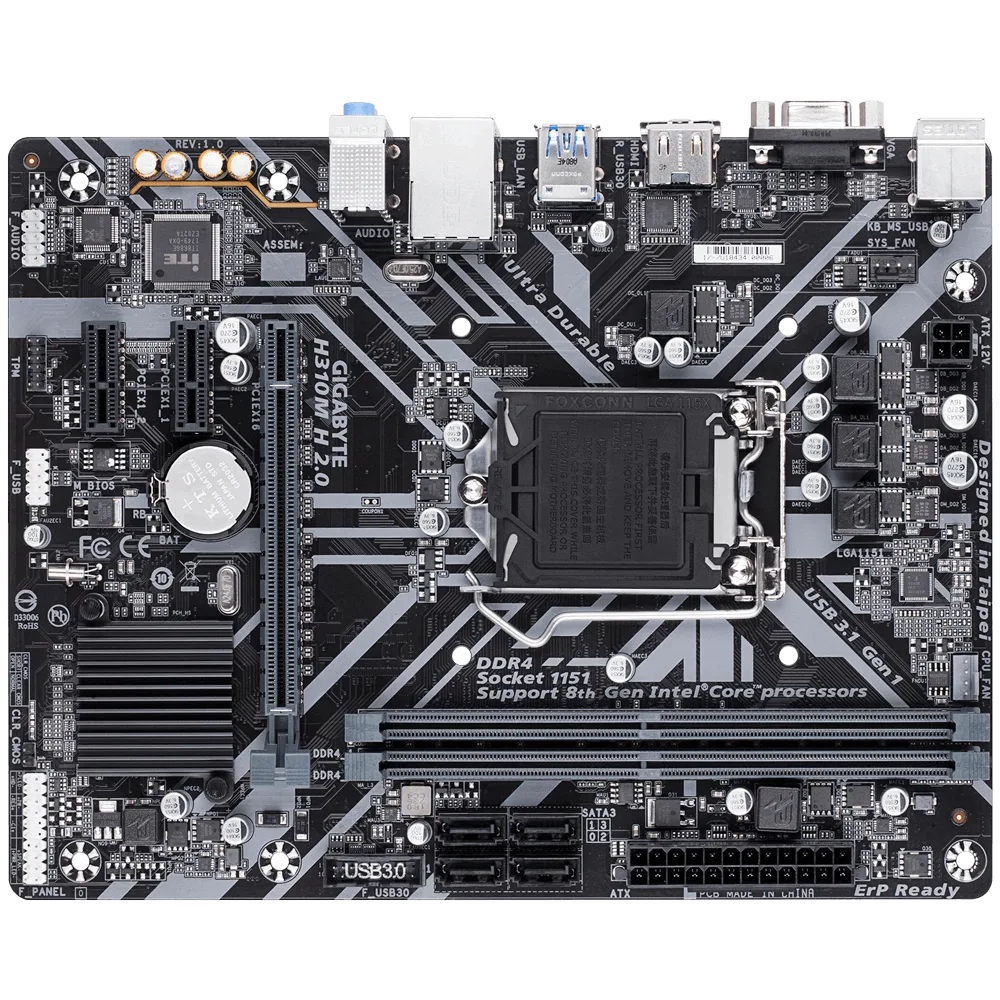 Gigabyte H310M-H 2.0-Seconde Vie, vue 4
