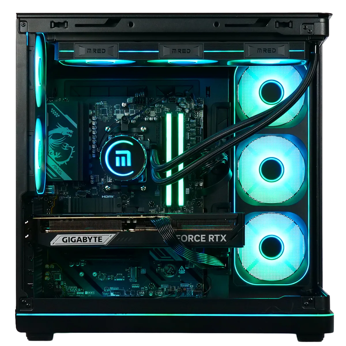 LEGEND - R7 9800X3D/5080/32Go/2To, vue 2
