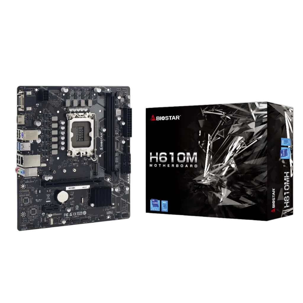 Biostar H610MH, vue 1