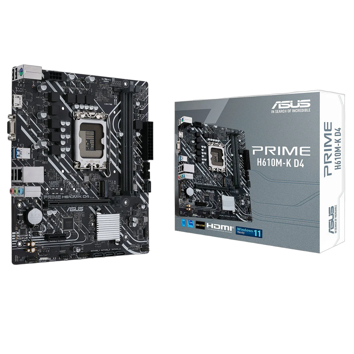 Asus PRIME H610M-K D4-Seconde Vie — vue 1