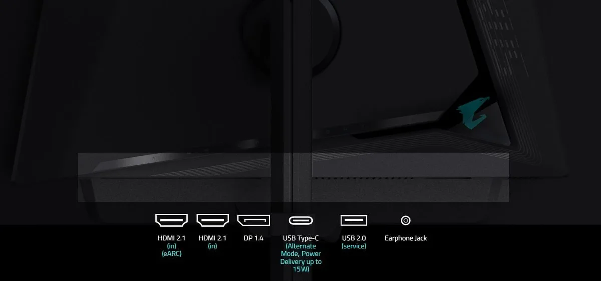 Gigabyte FO27Q24G - 27" Tandem WOLED QHD 240Hz USB-C Pivot compatible G-Sync, vue 7
