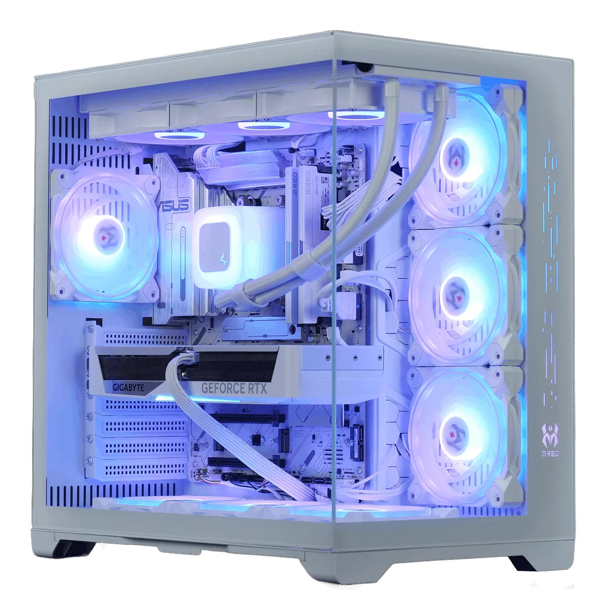 Icefall - R7-7800X3D/5070/32Go/1To, vue 1
