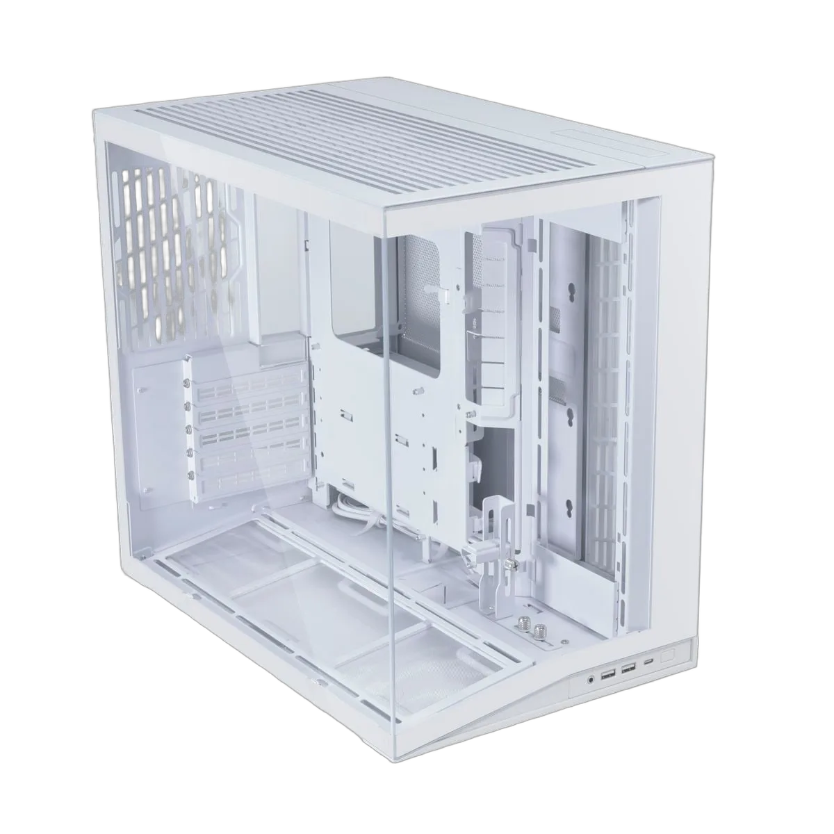Lian-Li O11D Mini V2 Flow Blanc - mT/Sans Alim/ATX — vue 3