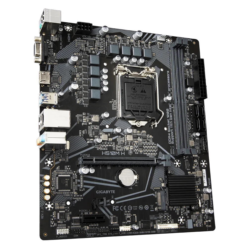 Gigabyte H510M H-Seconde Vie, vue 4