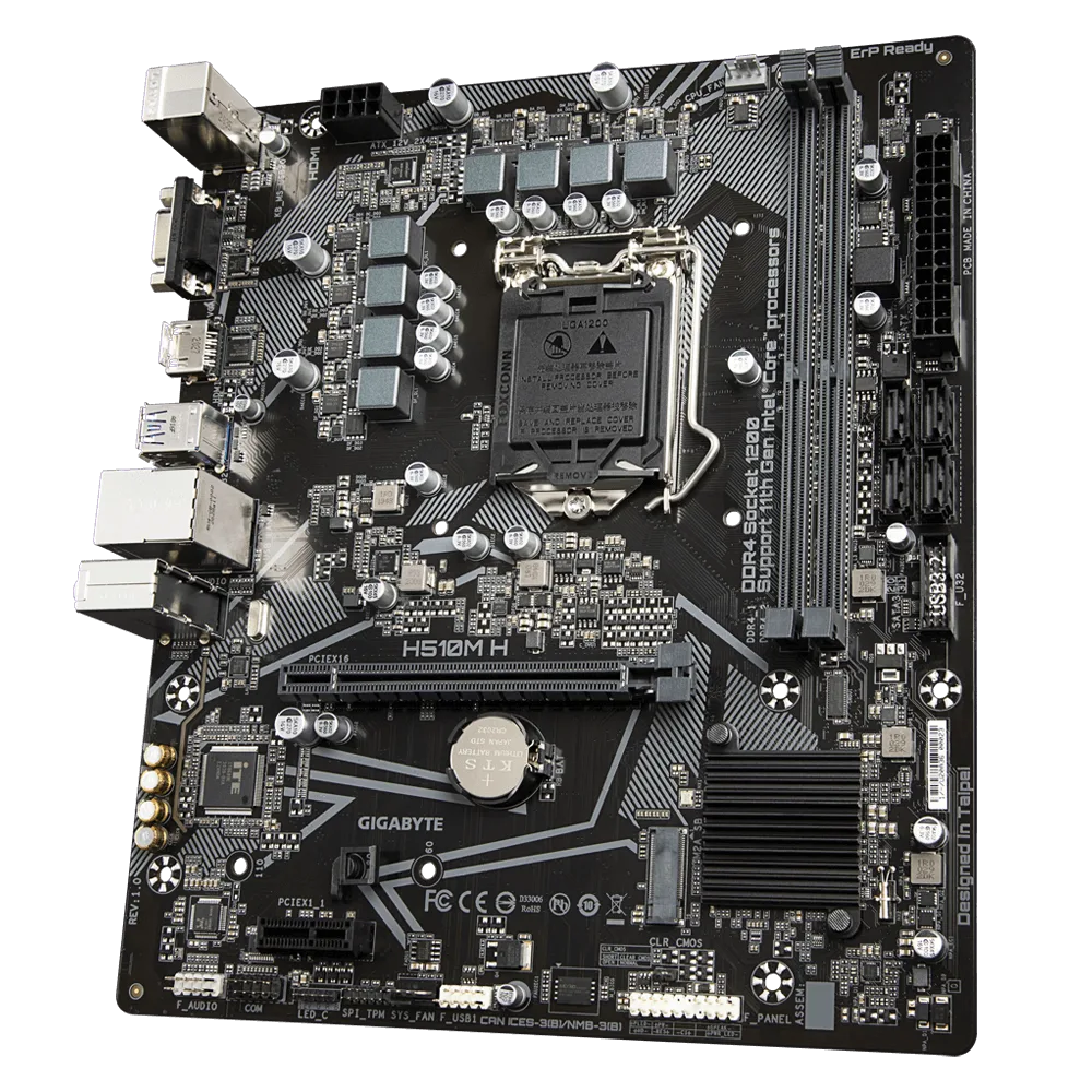 Gigabyte H510M H-Seconde Vie, vue 3