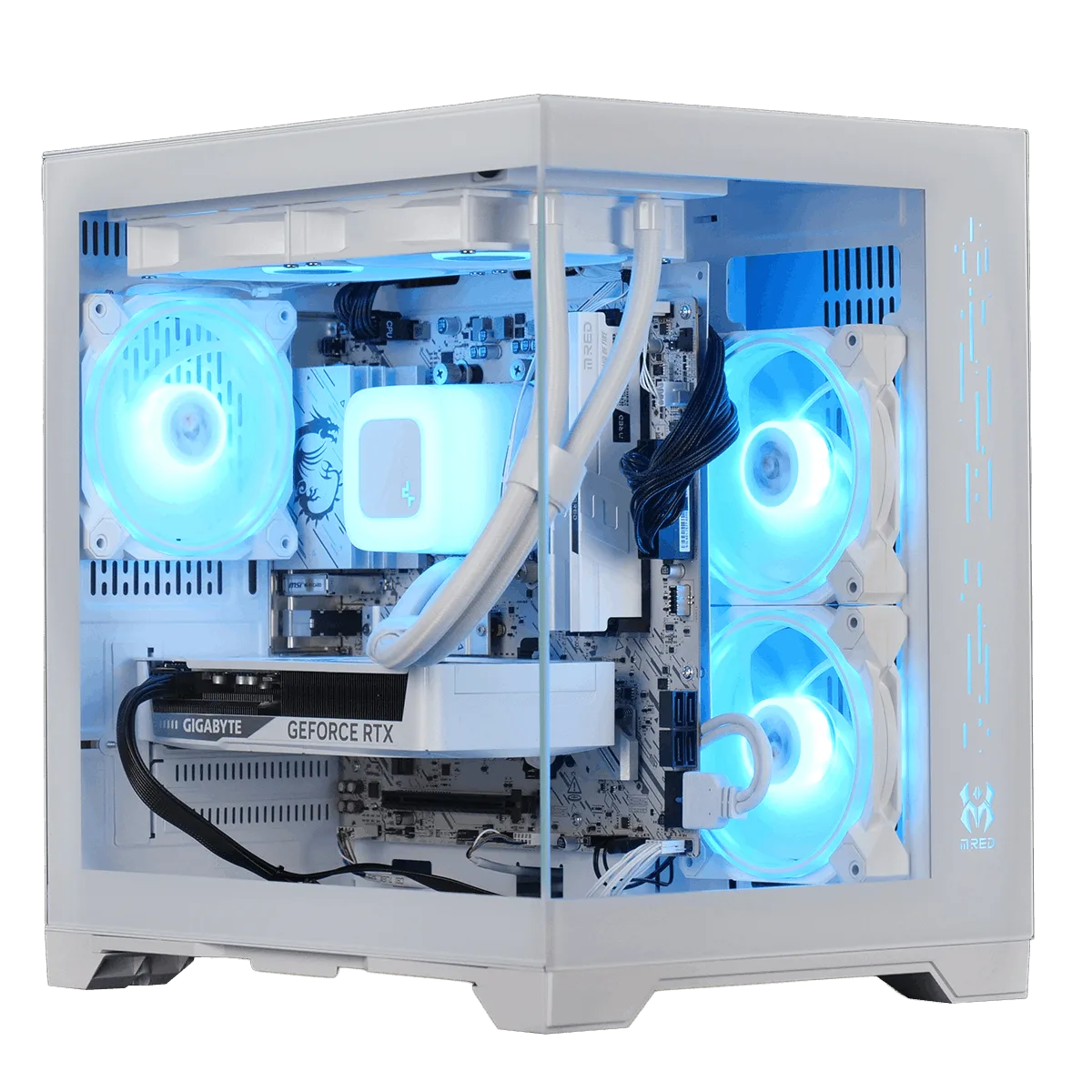 MINI WHITE  - R5-7500F/5060Ti-8Go/32Go/1To — vue 1