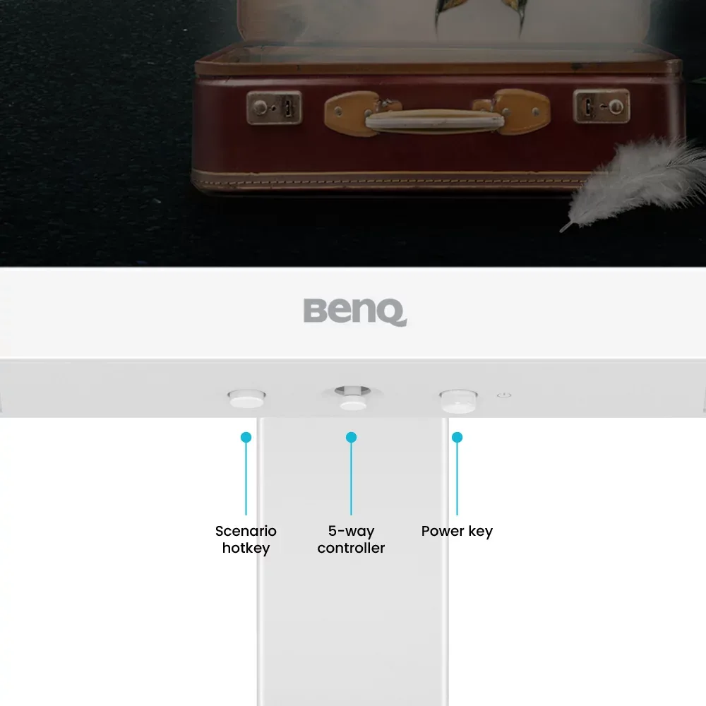 BenQ EW2790U - 27" UHD 4K 60Hz IPS 5ms HDR Pivot, vue 8