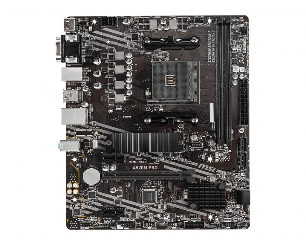 MSI A520M PRO — vue 5