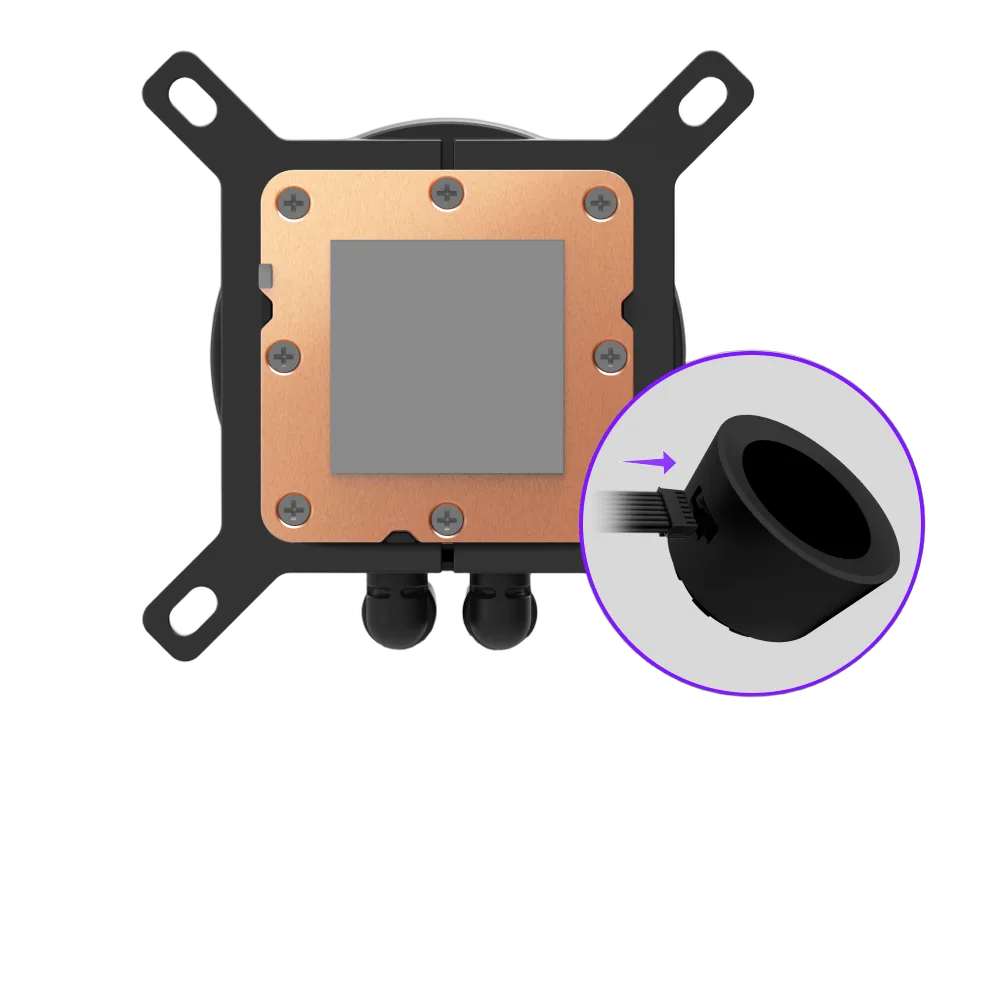 NZXT Kraken Plus 240 RGB - 240mm - Noir — vue 10