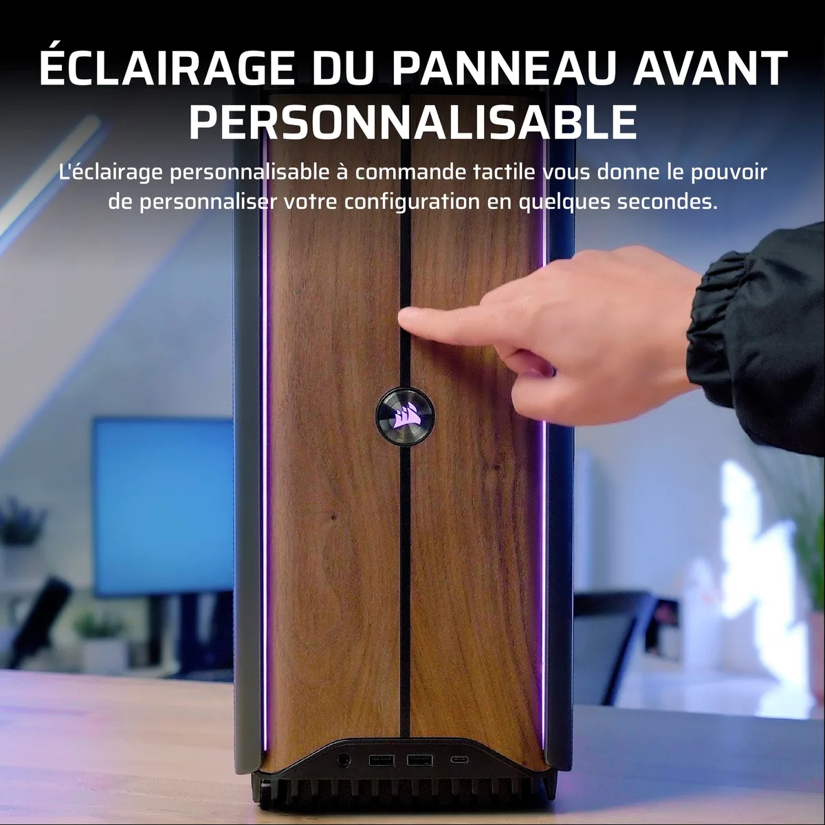 Corsair ONE a600 - R9 9900X3D RTX 5080 32Go 2To W11P avec Ethernet 5G Wi-Fi 7 et Bluetooth 5.4 — vue 6
