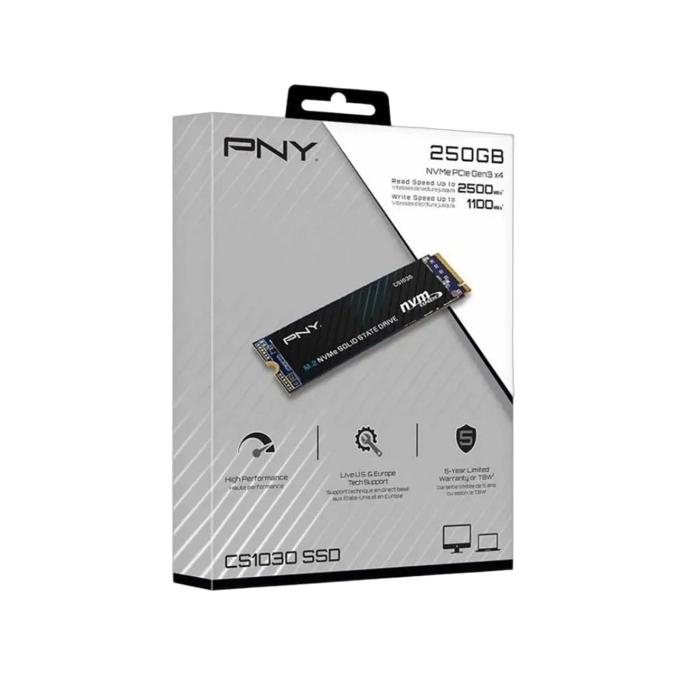 PNY CS1030 250Go M.2 — vue 2