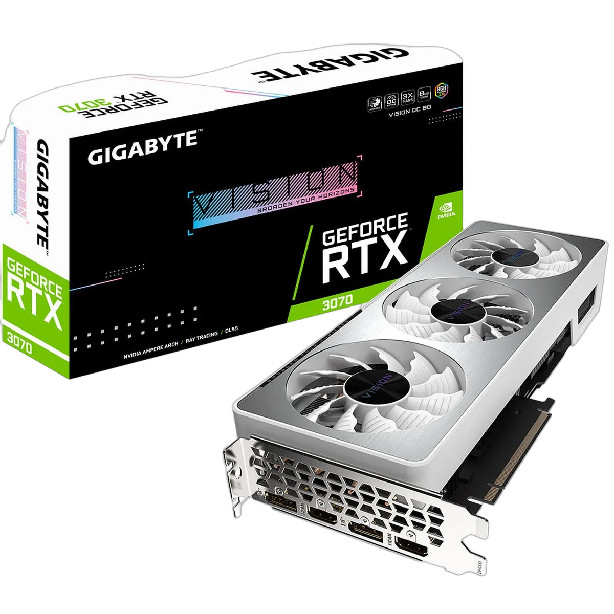 Gigabyte GeForce RTX 3070 VISION OC 8G LHR-Seconde Vie — vue 1