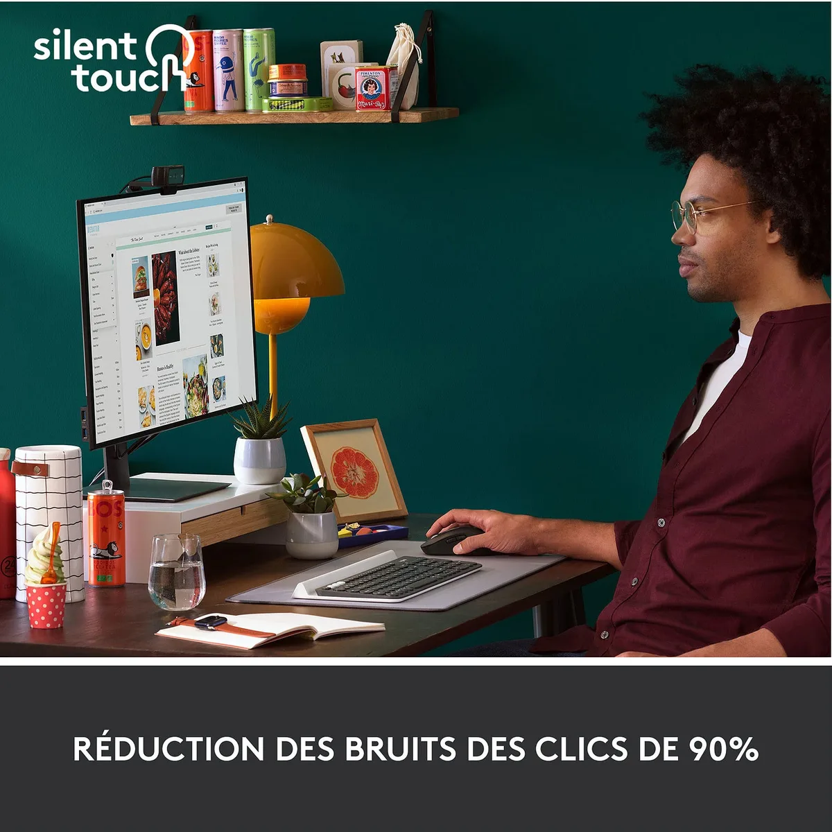 Logitech Signature M650 - Sans-Fil - Graphite — vue 3