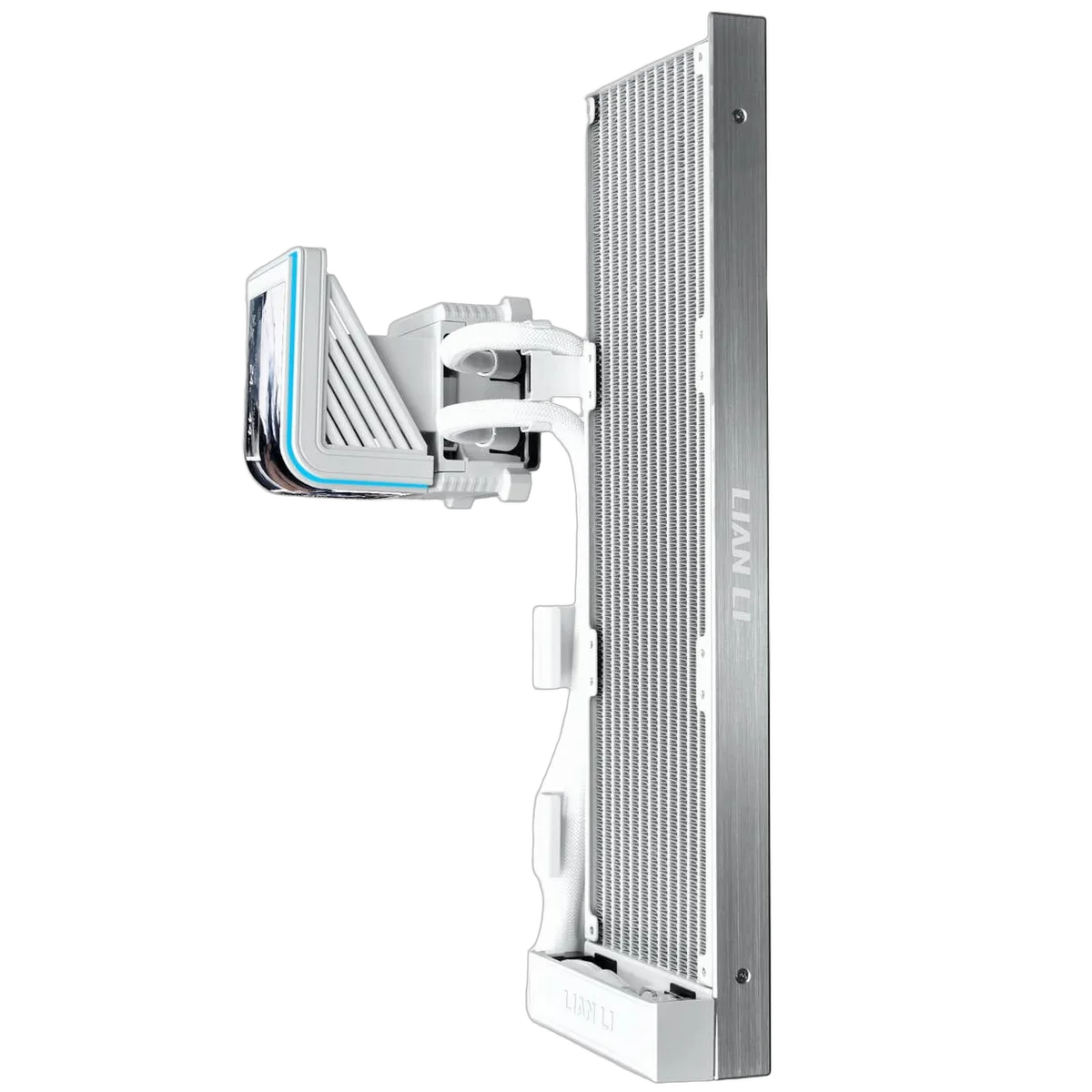 Lian-Li HydroShift II OLED Curved Fanless blanc — vue 4