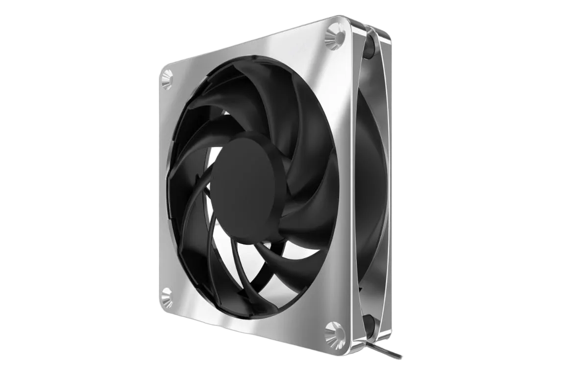 Alphacool Apex Stealth Metal 120mm - 3000rpm Chrome — vue 4