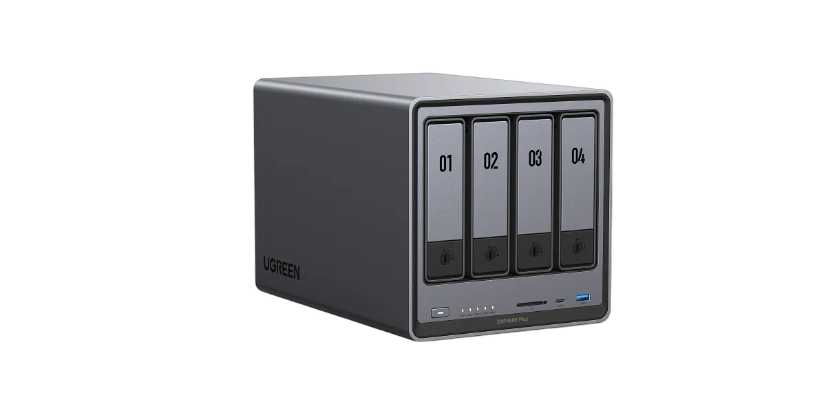 UGREEN DXP4800 Plus - 4 Baies avec 4 disques de 8To — vue 3