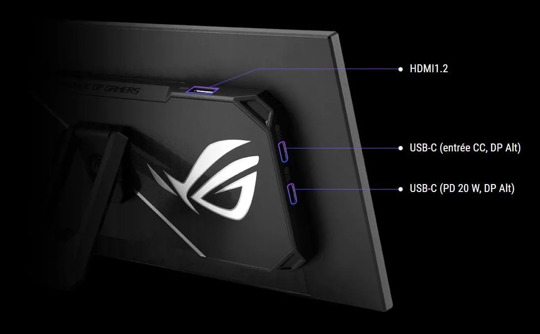 Asus ROG Strix XG129C - 12.3" 1920x720 24:9 Tactile USB-C HDMI — vue 9
