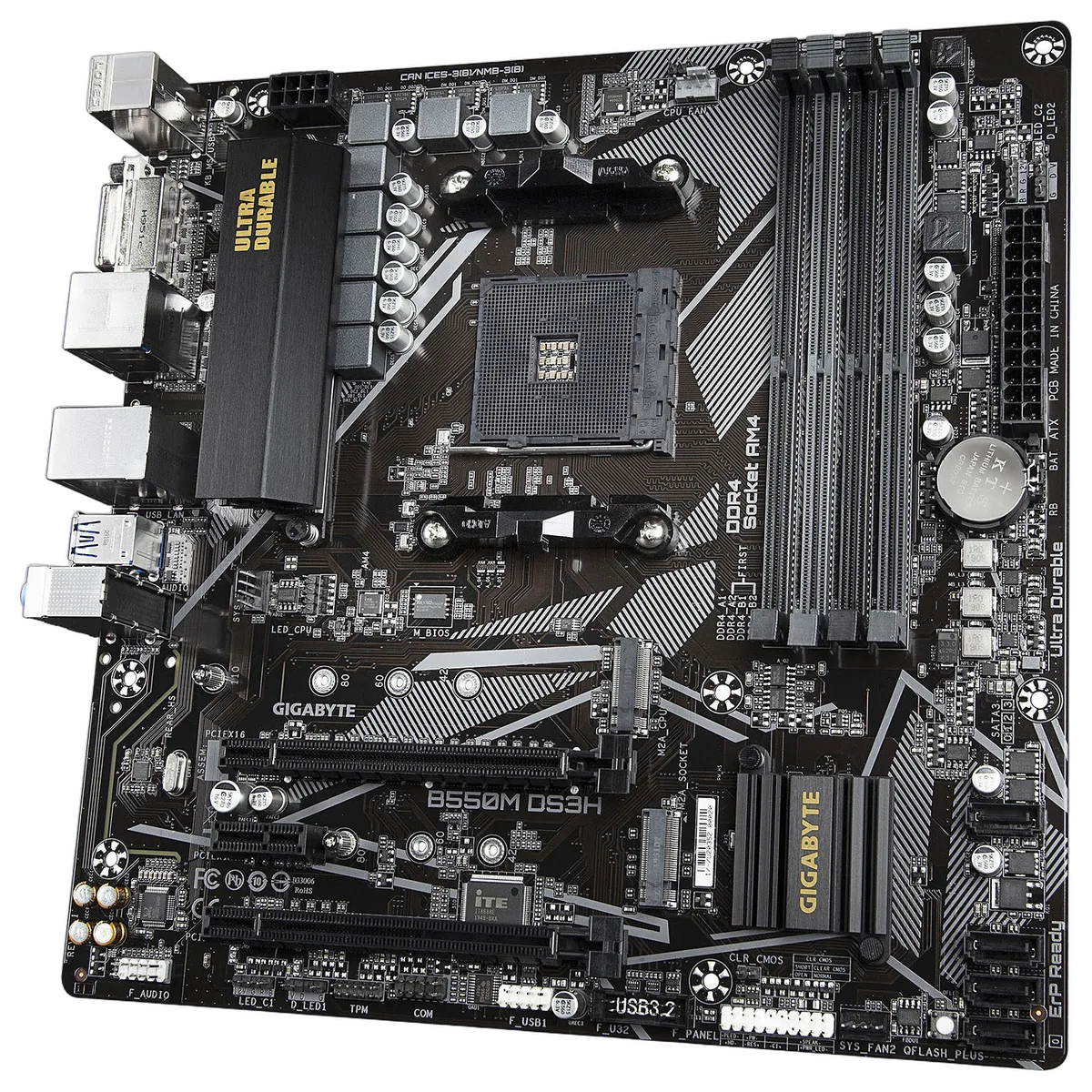 Gigabyte B550M DS3H — vue 4