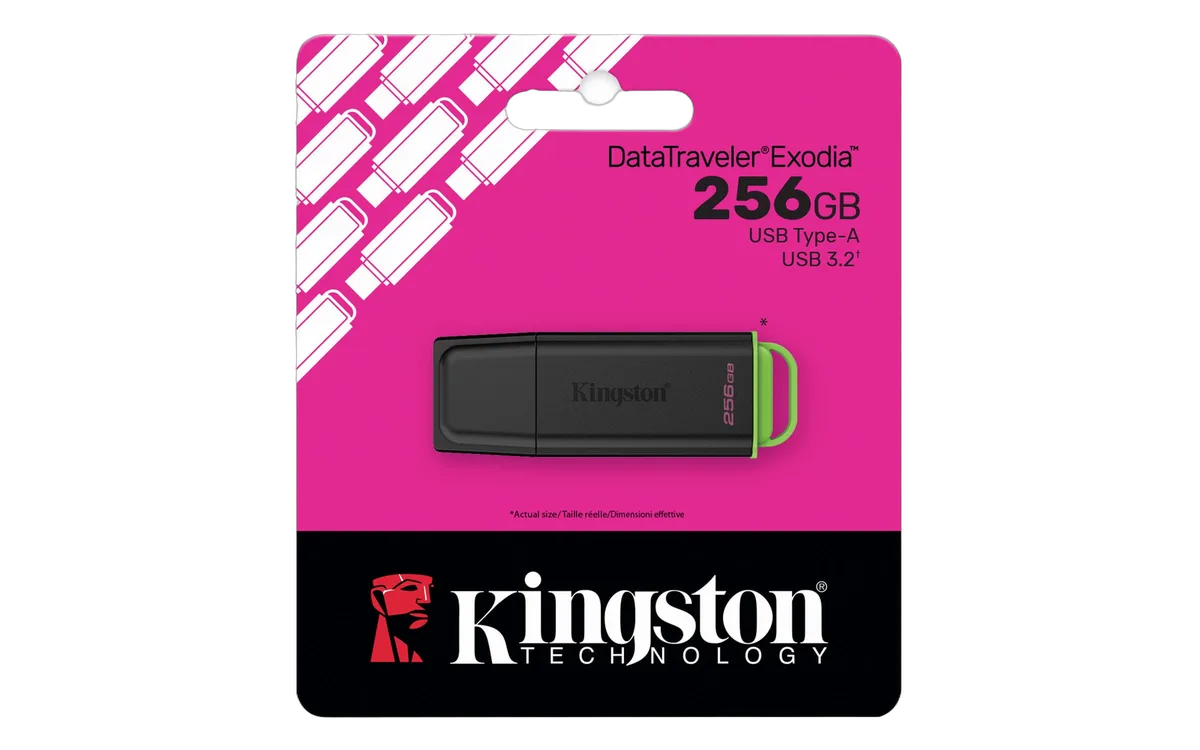 Kingston DataTraveler Exodia G2 256GB Black/Green — vue 2